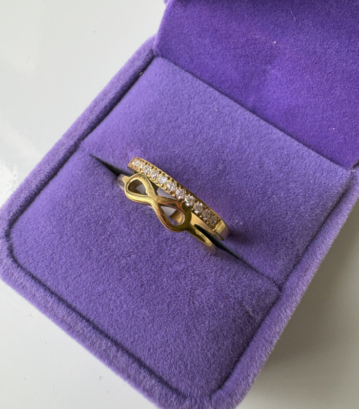 Infinity Stacked Ring